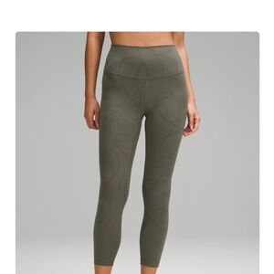 lululemon athletica Olive Green Leggings